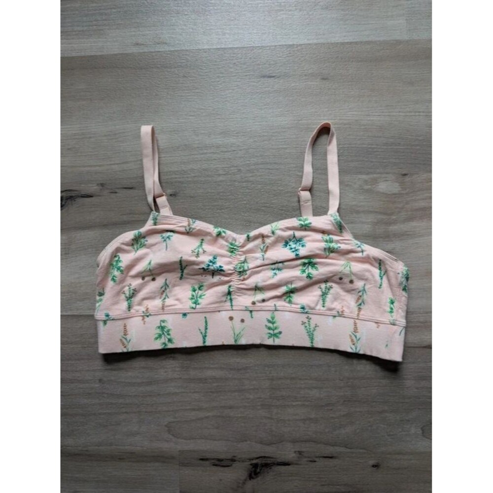 Duluth Trading Company Wildflower Pink Bra, Medium (D1)